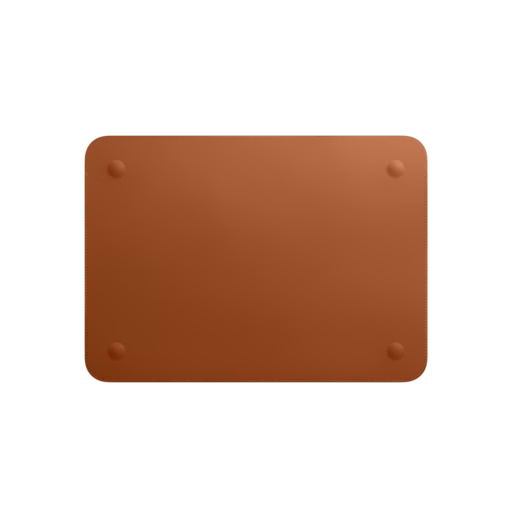 Leather Sleeve for 12″ MacBook — Saddle Brown