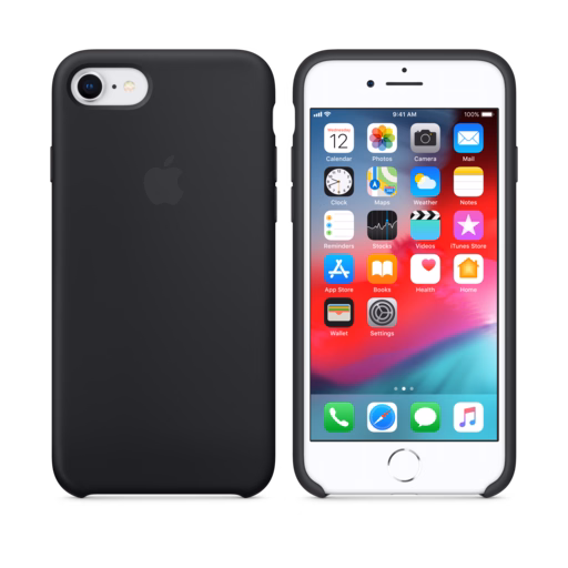 iPhone 8 / 7 Silicone Case — Black