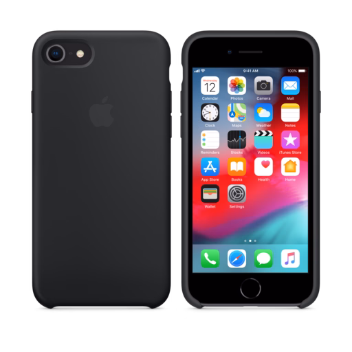 iPhone 8 / 7 Silicone Case — Black