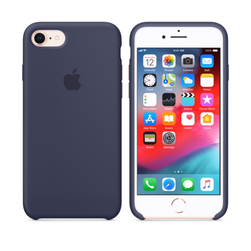 iPhone 8 / 7 Silicone Case — Midnight Blue