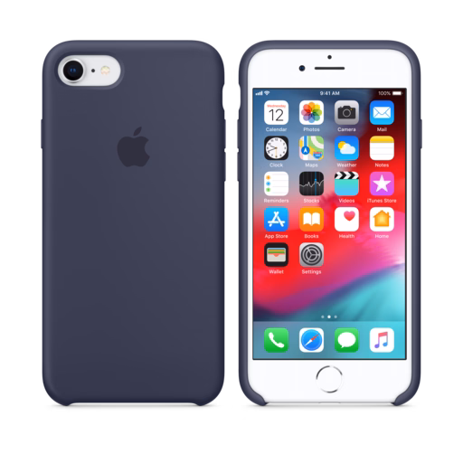 iPhone 8 / 7 Silicone Case — Midnight Blue