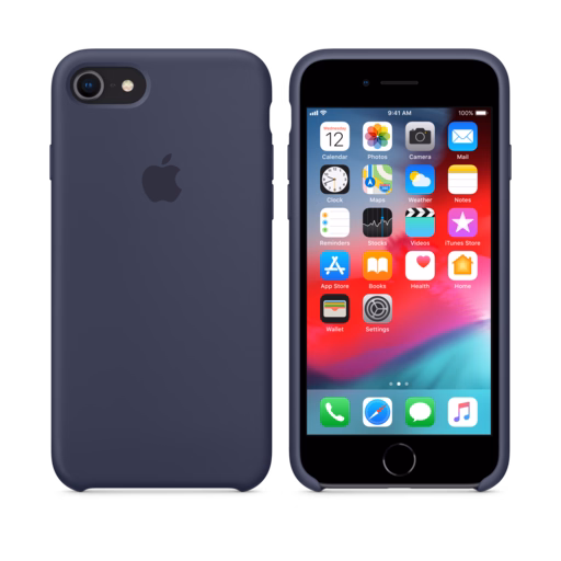 iPhone 8 / 7 Silicone Case — Midnight Blue
