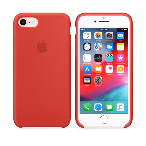 iPhone 8 / 7 Silicone Case — (PRODUCT)RED