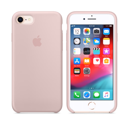 iPhone 8 / 7 Silicone Case — Pink Sand
