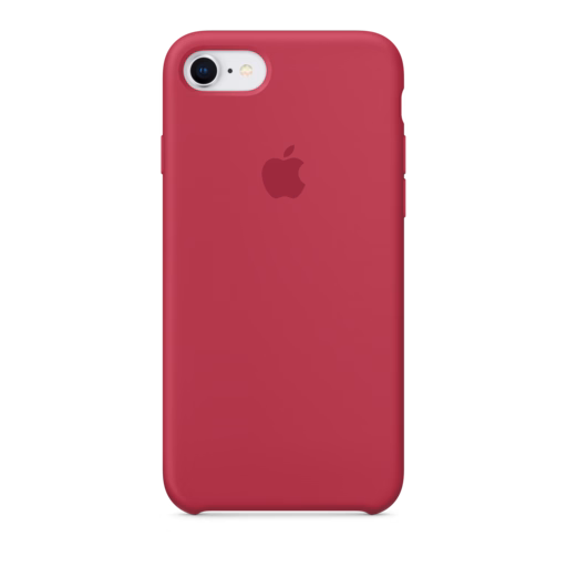 iPhone 7-8 Silicone Case — Rose Red