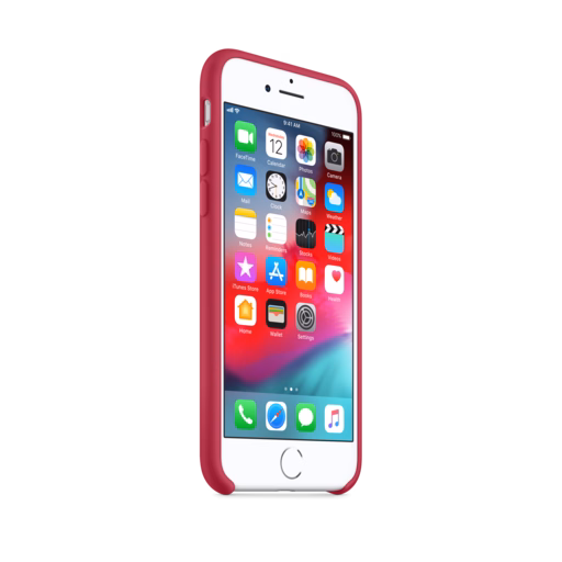 iPhone 8 / 7 Silicone Case — Rose Red