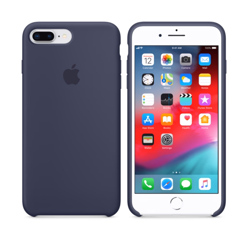 iPhone 8 Plus / 7 Plus Silicone Case — Midnight Blue