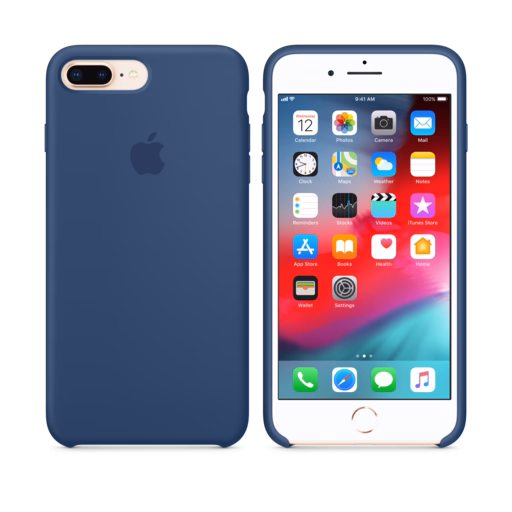 iPhone 8 Plus / 7 Plus Silicone Case — Blue Cobalt