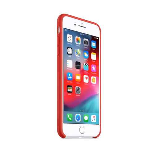 iPhone 8 Plus / 7 Plus Silicone Case — (PRODUCT)RED
