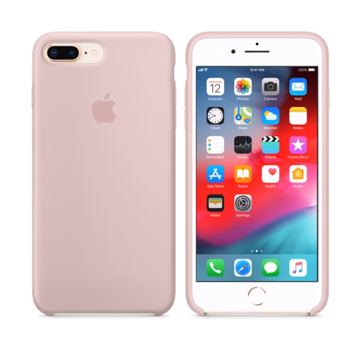 iPhone 8 Plus / 7 Plus Silicone Case — Pink Sand