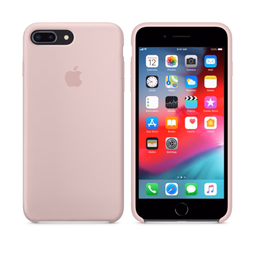 iPhone 8 Plus / 7 Plus Silicone Case — Pink Sand
