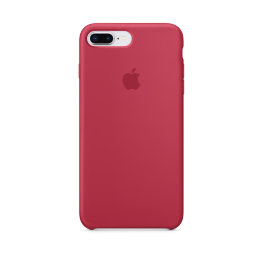 iPhone 7-8 Plus Silicone Case — Rose Red