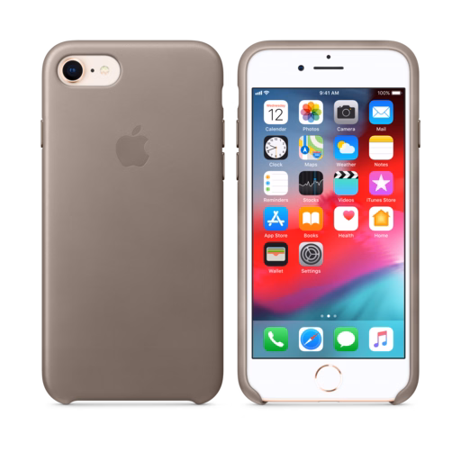 iPhone 8 / 7 Leather Case — Taupe