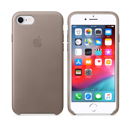 iPhone 8 / 7 Leather Case — Taupe