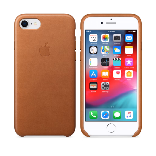 iPhone 8 / 7 Leather Case — Saddle Brown