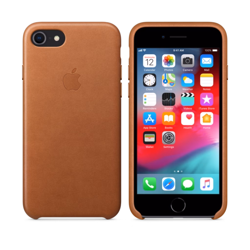 iPhone 8 / 7 Leather Case — Saddle Brown