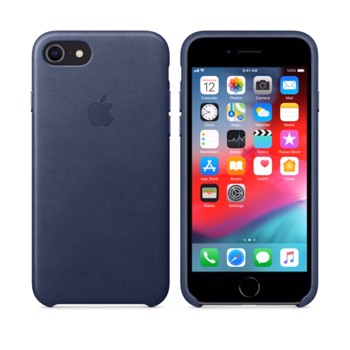 iPhone 8 / 7 Leather Case — Midnight Blue