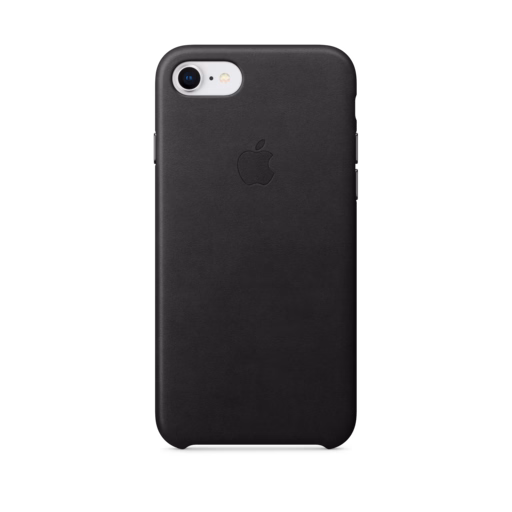 iPhone 7-8 Leather Case — Black