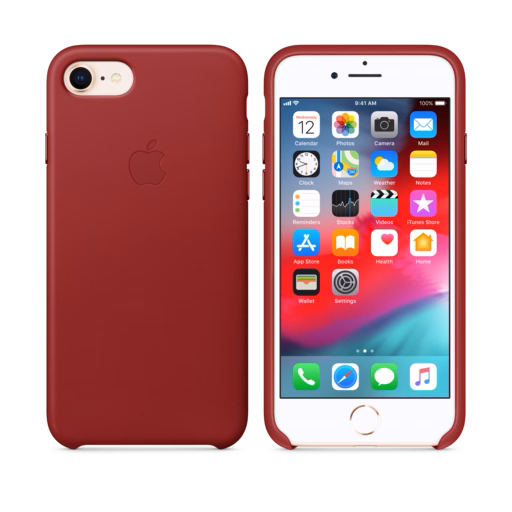 iPhone 8 / 7 Leather Case — (PRODUCT)RED