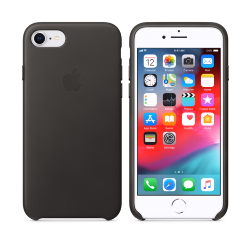 iPhone 8 / 7 Leather Case — Charcoal Grey