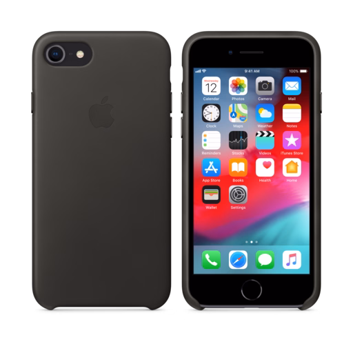 iPhone 8 / 7 Leather Case — Charcoal Grey