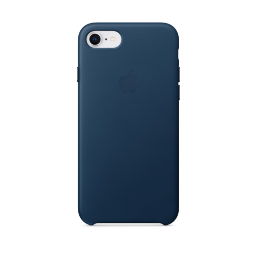 iPhone 7-8 Leather Case — Cosmos Blue