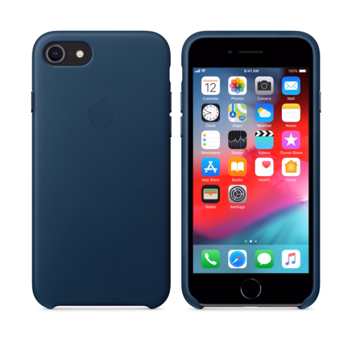 iPhone 8 / 7 Leather Case — Cosmos Blue