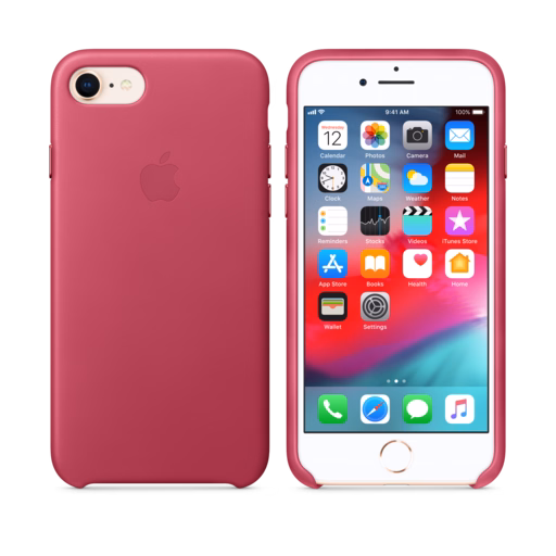 iPhone 8 / 7 Leather Case — Pink Fuchsia