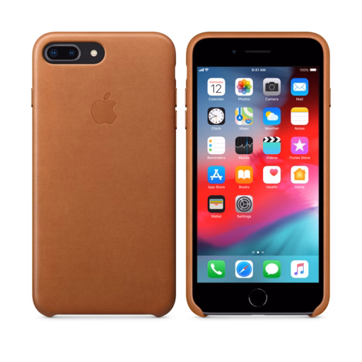 iPhone 8 Plus / 7 Plus Leather Case — Saddle Brown