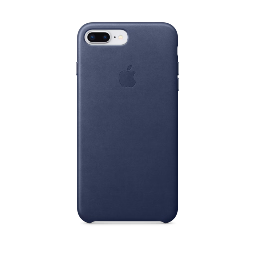 iPhone 7-8 Plus Leather Case — Midnight Blue