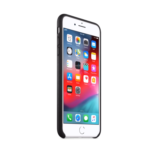 iPhone 8 Plus / 7 Plus Leather Case — Black