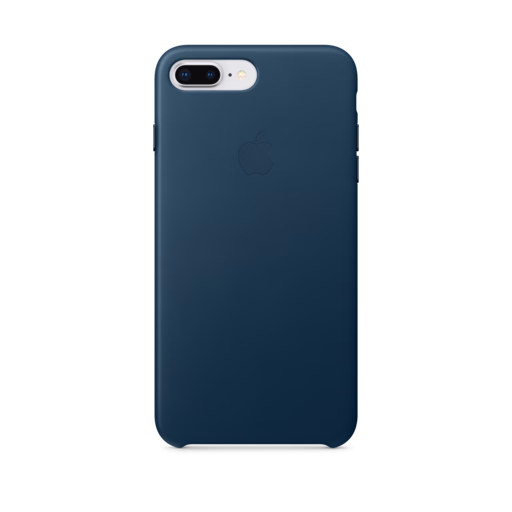 iPhone 7-8 Plus Leather Case — Cosmos Blue