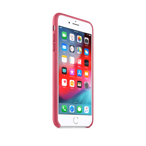 iPhone 8 Plus / 7 Plus Leather Case — Pink Fuchsia