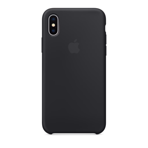 iPhone X Silicone Case — Black