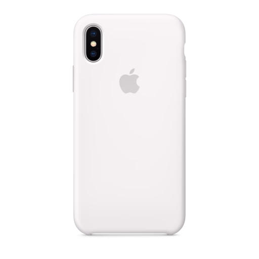 iPhone X Silicone Case — White