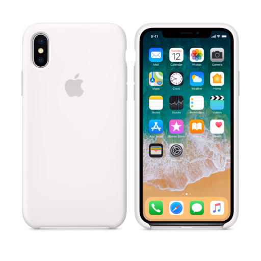 iPhone X Silicone Case — White