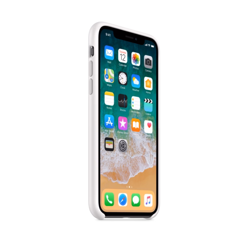 iPhone X Silicone Case — White