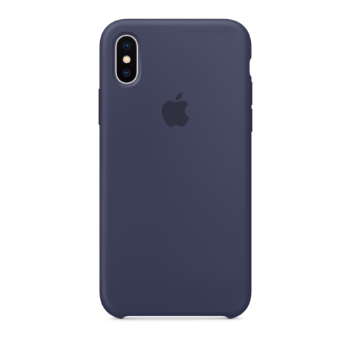 iPhone X Silicone Case — Midnight Blue