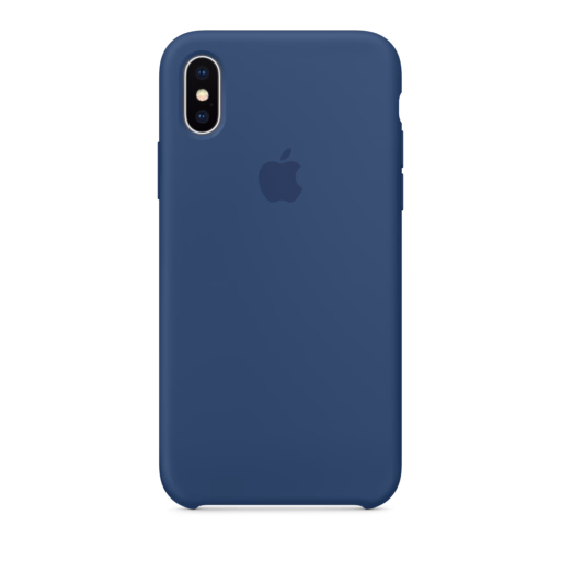 iPhone X Silicone Case — Blue Cobalt
