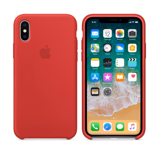 iPhone X Silicone Case — (PRODUCT)RED
