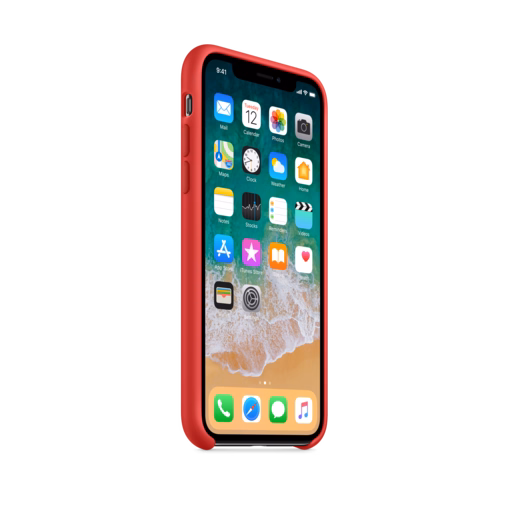 iPhone X Silicone Case — (PRODUCT)RED