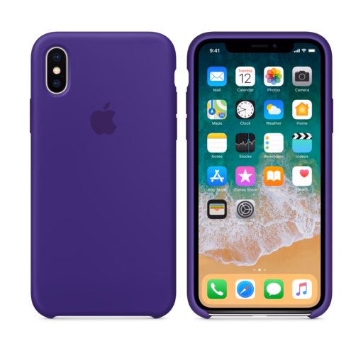 iPhone X Silicone Case — Ultra Violet
