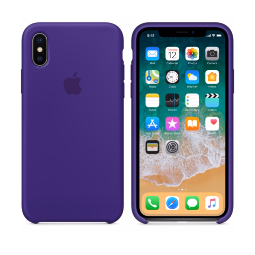 iPhone X Silicone Case — Ultra Violet