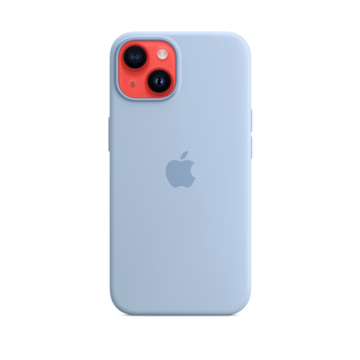 iPhone 14 Silicone Case with MagSafe — Sky