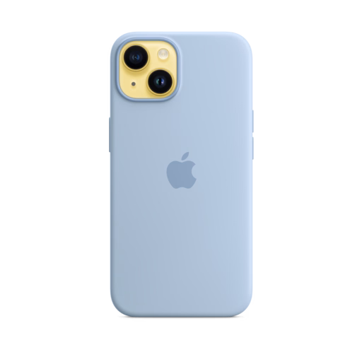 iPhone 14 Silicone Case with MagSafe — Sky