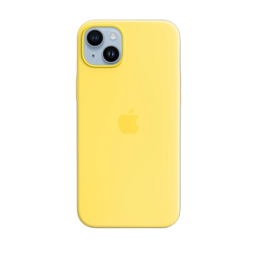 iPhone 14 Plus Silicone Case — Canary Yellow