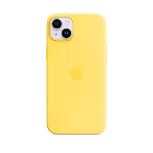 iPhone 14 Plus Silicone Case with MagSafe — Canary Yellow