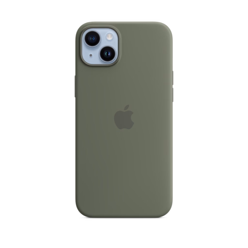 iPhone 14 Plus Silicone Case — Olive