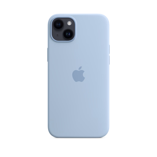 iPhone 14 Plus Silicone Case with MagSafe — Sky