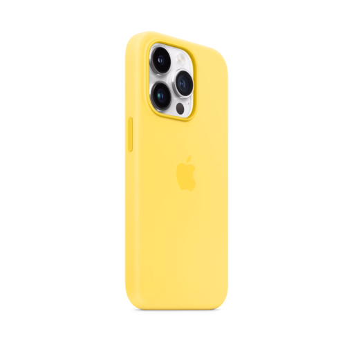 iPhone 14 Pro Silicone Case with MagSafe — Canary Yellow